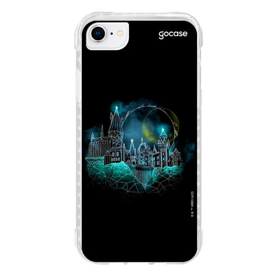 Capinha para celular Harry Potter - Hogwarts Noite