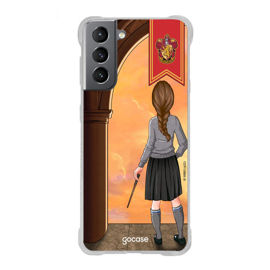 Capinha para celular Harry Potter - Garota Hogwarts Cenário