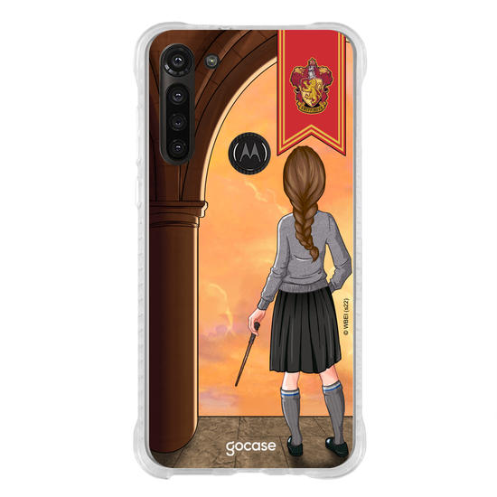Capinha para celular Harry Potter - Garota Hogwarts Cenário