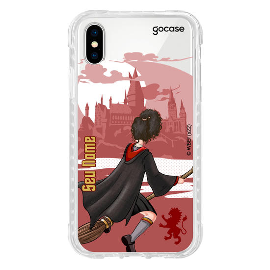 Capinha para celular Harry Potter - Garota Sobrevoando Hogwarts