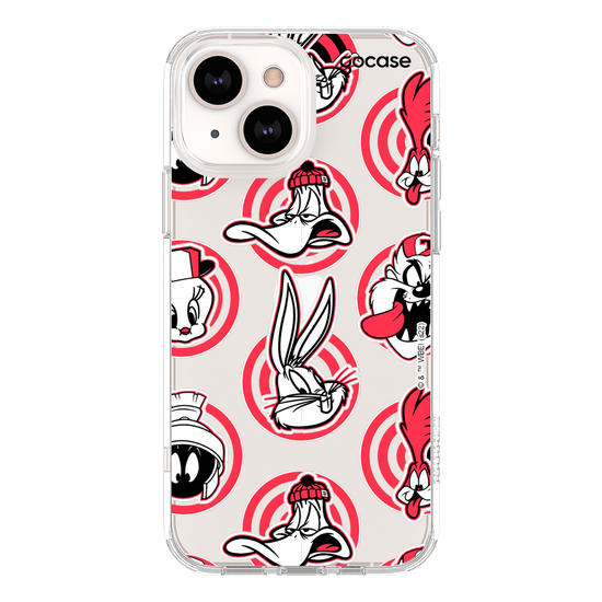 Capinha para celular Looney Tunes - Personagens ao alvo