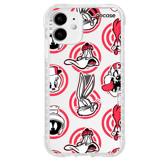 Capinha para celular Looney Tunes - Personagens ao alvo
