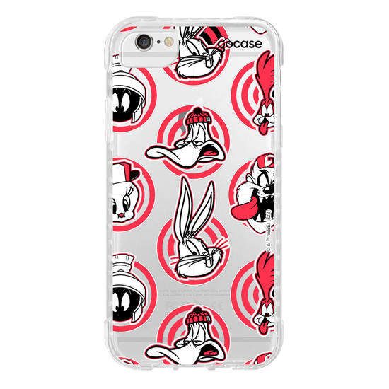 Capinha para celular Looney Tunes - Personagens ao alvo