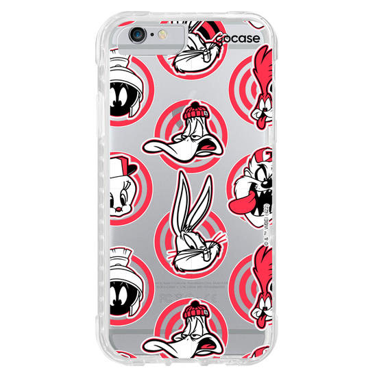 Capinha para celular Looney Tunes - Personagens ao alvo