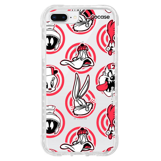 Capinha para celular Looney Tunes - Personagens ao alvo