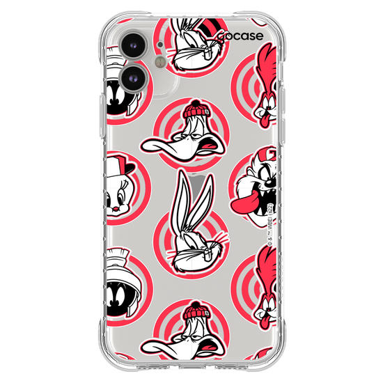 Capinha para celular Looney Tunes - Personagens ao alvo