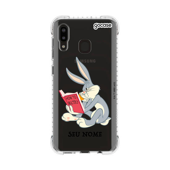 Capinha para celular Looney Tunes - Pernalonga lendo 