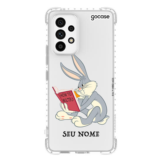 Capinha para celular Looney Tunes - Pernalonga lendo 