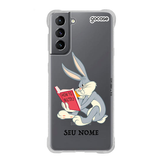 Capinha para celular Looney Tunes - Pernalonga lendo 