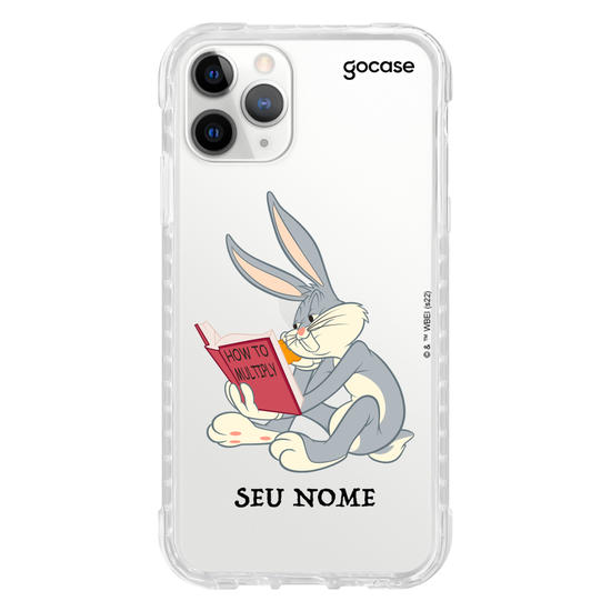 Capinha para celular Looney Tunes - Pernalonga lendo 