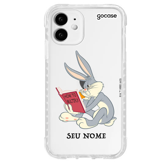 Capinha para celular Looney Tunes - Pernalonga lendo 