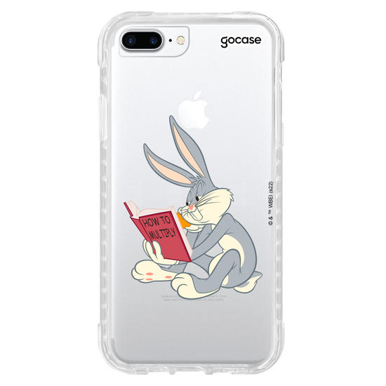 Capinha para celular Looney Tunes - Pernalonga lendo 