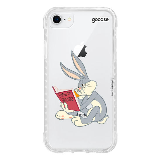Capinha para celular Looney Tunes - Pernalonga lendo 