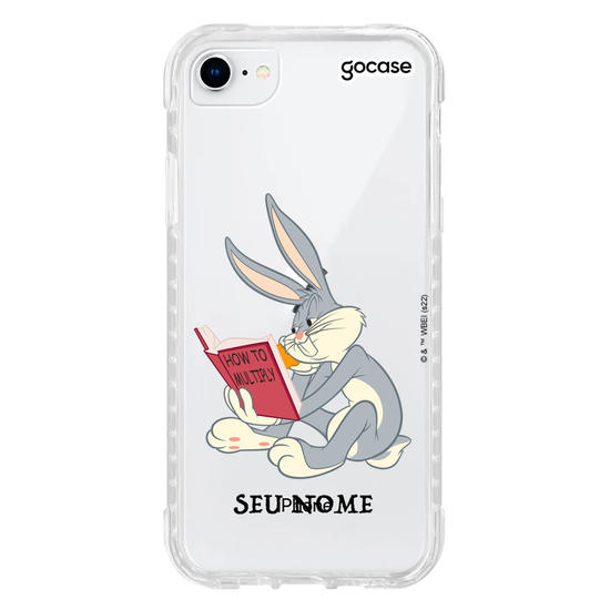 Capinha para celular Looney Tunes - Pernalonga lendo 