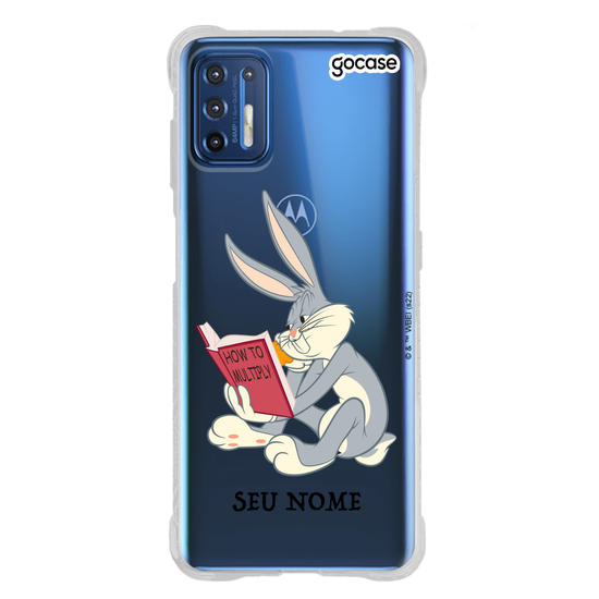 Capinha para celular Looney Tunes - Pernalonga lendo 
