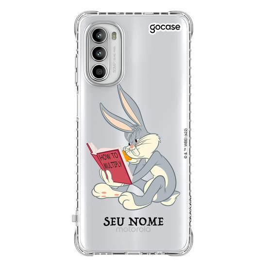 Capinha para celular Looney Tunes - Pernalonga lendo 