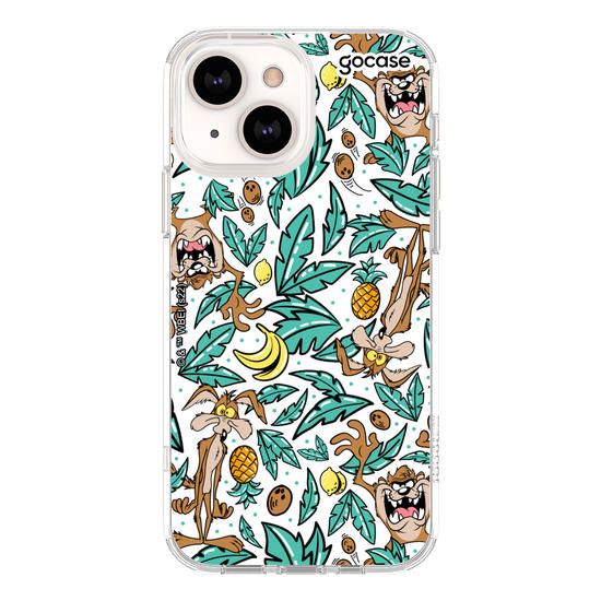 Capinha para celular Looney Tunes - Taz e Coiote Tropicais