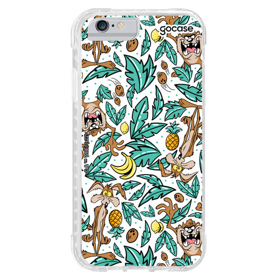 Capinha para celular Looney Tunes - Taz e Coiote Tropicais