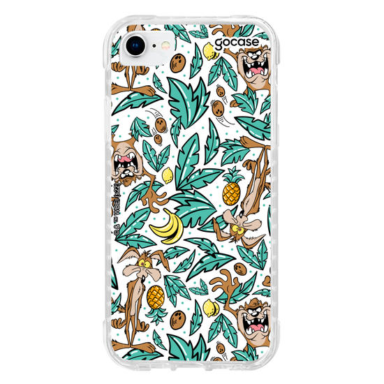Capinha para celular Looney Tunes - Taz e Coiote Tropicais