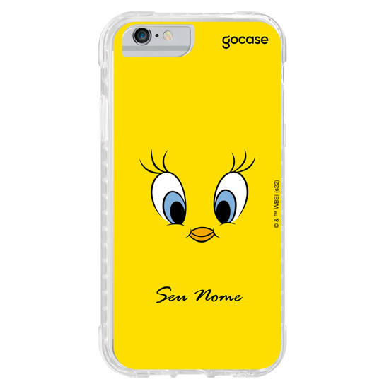 Capinha para celular Looney Tunes - Olhinhos Piu-Piu