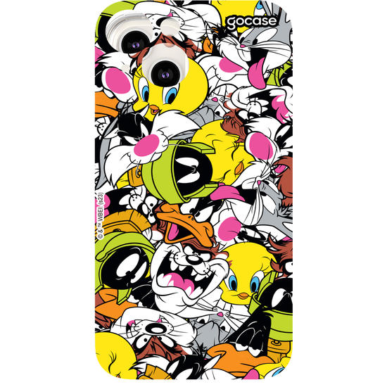 Capinha para celular Looney Tunes - Pattern de Personagens
