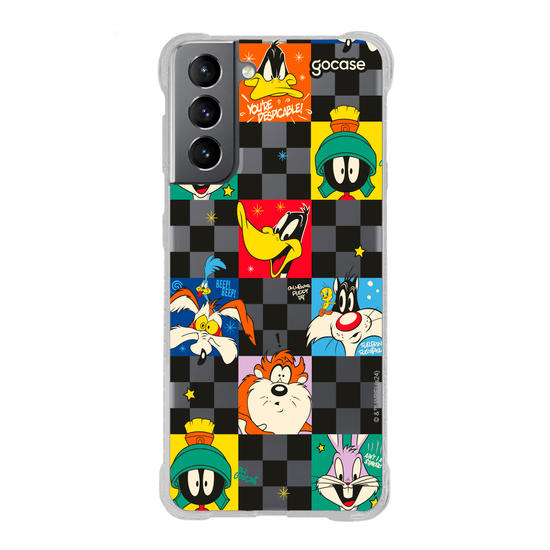 Capinha para celular  Looney Tunes - Quadriculado