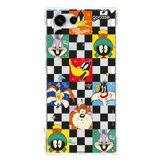 Capinha para celular  Looney Tunes - Quadriculado