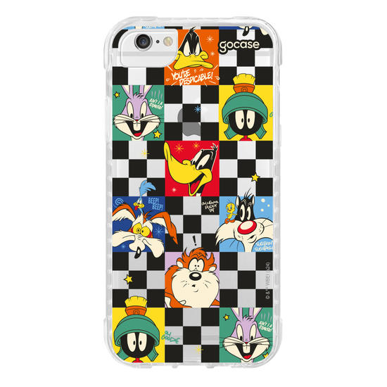 Capinha para celular  Looney Tunes - Quadriculado