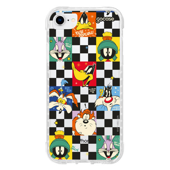 Capinha para celular  Looney Tunes - Quadriculado