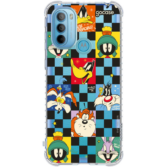 Capinha para celular  Looney Tunes - Quadriculado