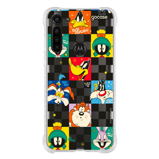 Capinha para celular  Looney Tunes - Quadriculado