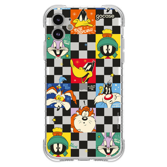 Capinha para celular  Looney Tunes - Quadriculado