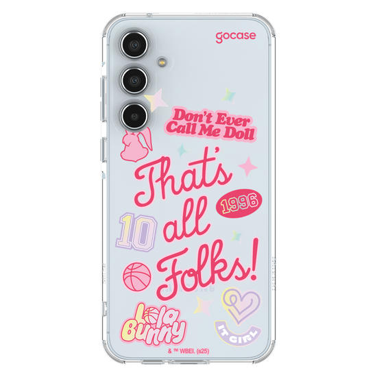 Capinha para celular  Looney Tunes - Lola Bunny "That's All Folks"