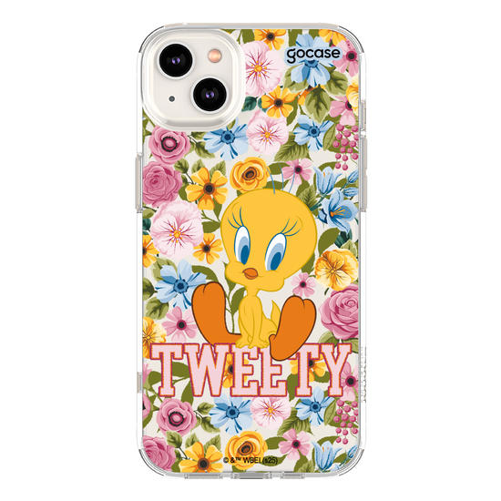 Capinha para celular  Looney Tunes - Piu-piu Flores