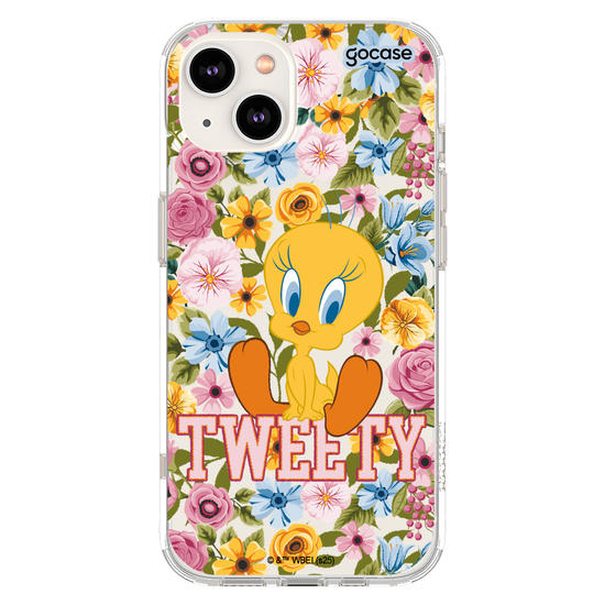 Capinha para celular  Looney Tunes - Piu-piu Flores
