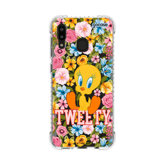 Capinha para celular  Looney Tunes - Piu-piu Flores