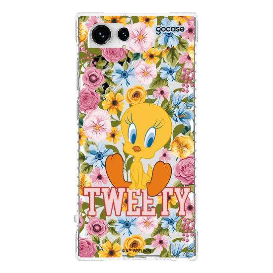 Capinha para celular  Looney Tunes - Piu-piu Flores
