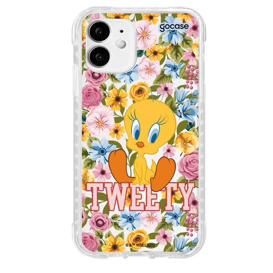 Capinha para celular  Looney Tunes - Piu-piu Flores