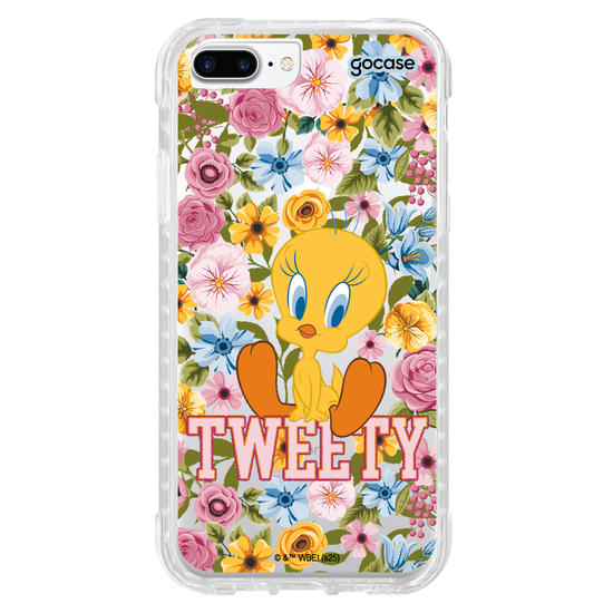 Capinha para celular  Looney Tunes - Piu-piu Flores