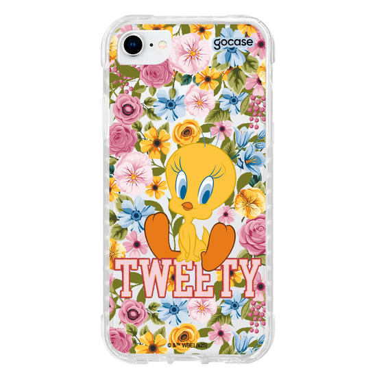 Capinha para celular  Looney Tunes - Piu-piu Flores