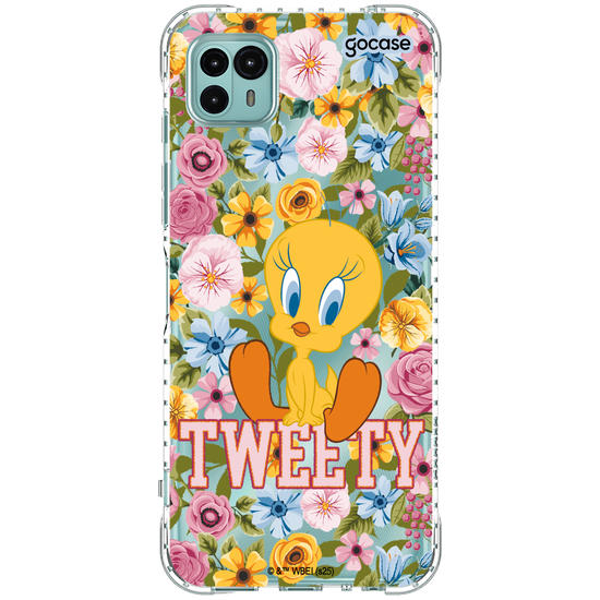 Capinha para celular  Looney Tunes - Piu-piu Flores