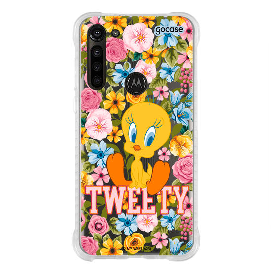Capinha para celular  Looney Tunes - Piu-piu Flores