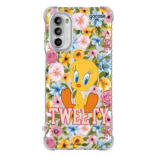 Capinha para celular  Looney Tunes - Piu-piu Flores