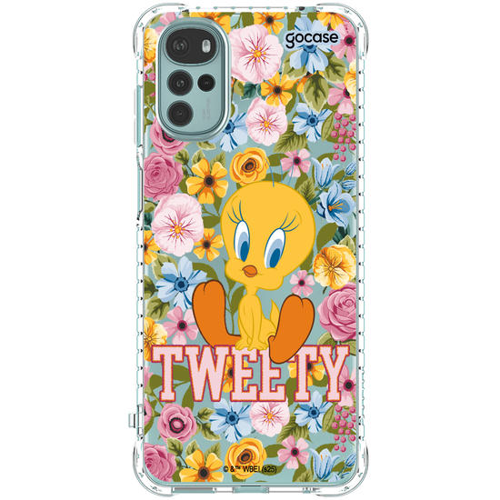 Capinha para celular  Looney Tunes - Piu-piu Flores