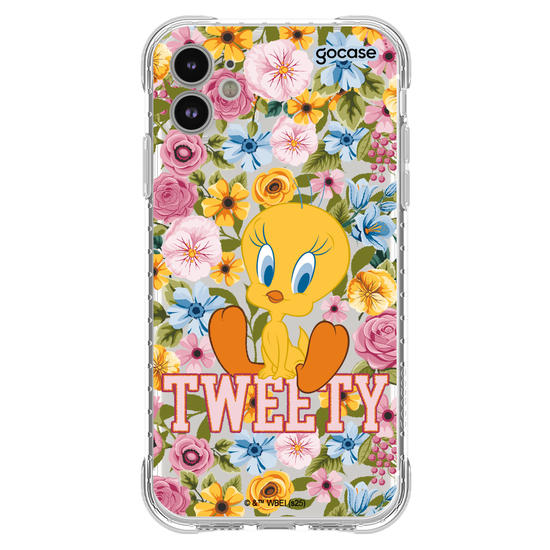 Capinha para celular  Looney Tunes - Piu-piu Flores