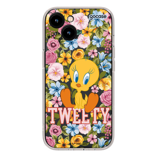 Capinha para celular  Looney Tunes - Piu-piu Flores