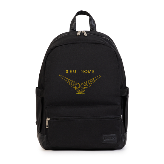 Mochila Notebook Casual Pro - Harry Potter - Pomo de Ouro Quadribol