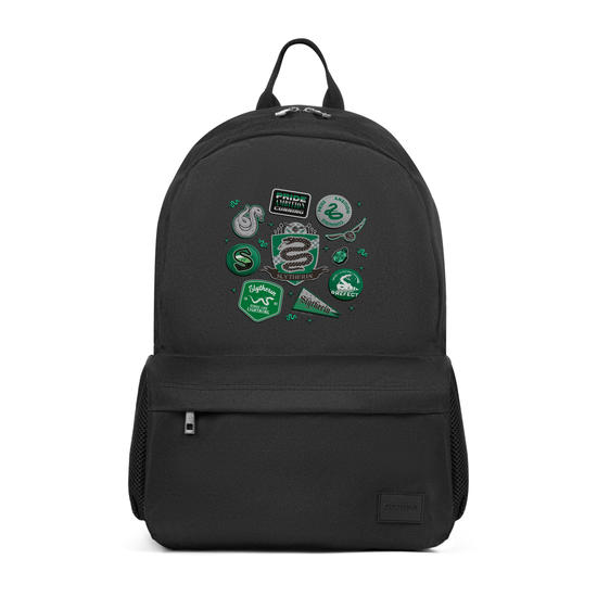 Mochila Pop - Harry Potter - Sonserina Patches