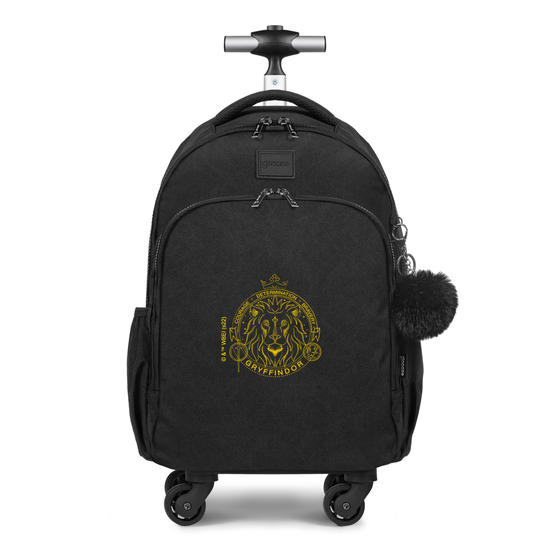 Mochila de Carrinho 4 Rodas Fun - Brasão Gryffindor