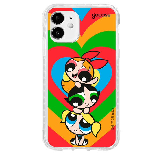 Capinha para celular As Meninas Super Poderosas - Corações Colors
